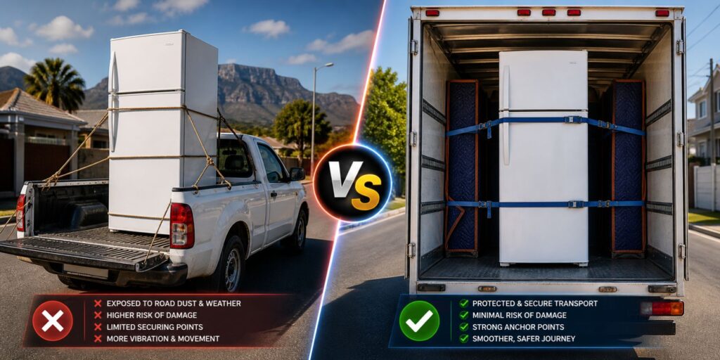 Bakkie vs Moving Truck